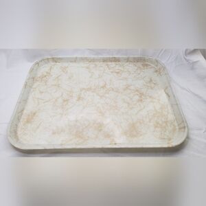 Vintage MCM Gold Flecked Melamine Cafeteria Serving Tray